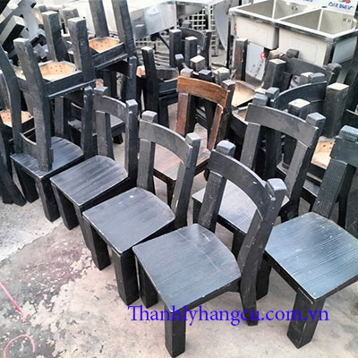 Ghế cafe nguyên khối giả sơ dừa