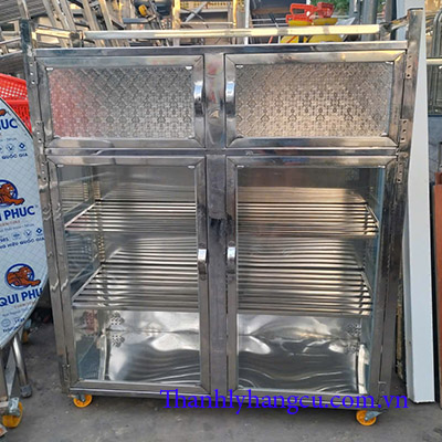tủ chén inox cũ